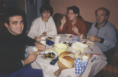 Deni, Silva, Irida, and Grandfather